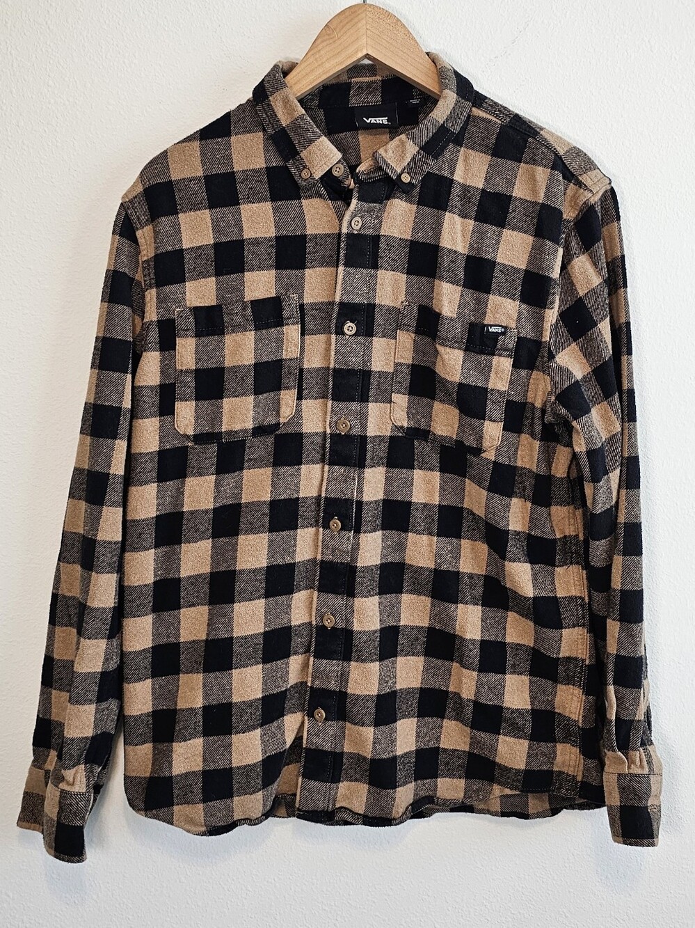 [*3 Items For $20 In Bundle*] Vans Men Flannel Shirt Plaid Classic Long Sleeve M